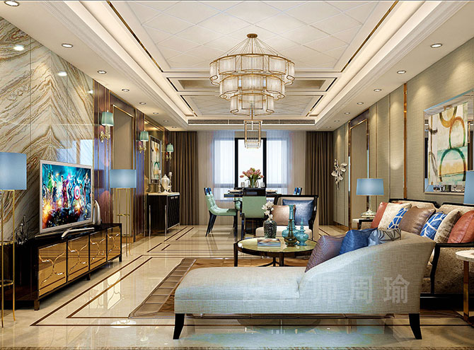 大鸡巴操大奶子视频世纪江尚三室两厅168平装修设计效果欣赏